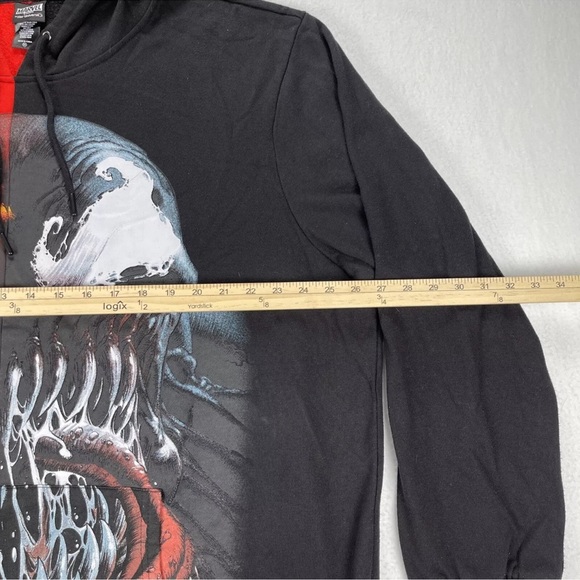 Marvel Venom Carnage Split Hoodie XXXL Sweatshirt Red/Black Size 3XL - Picture 6 of 10